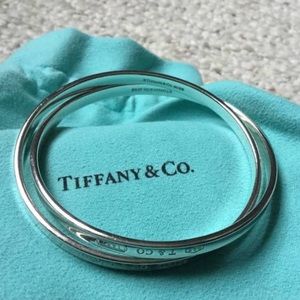 Tiffany & Co. 1837 Sterling Interlocking Bangle
